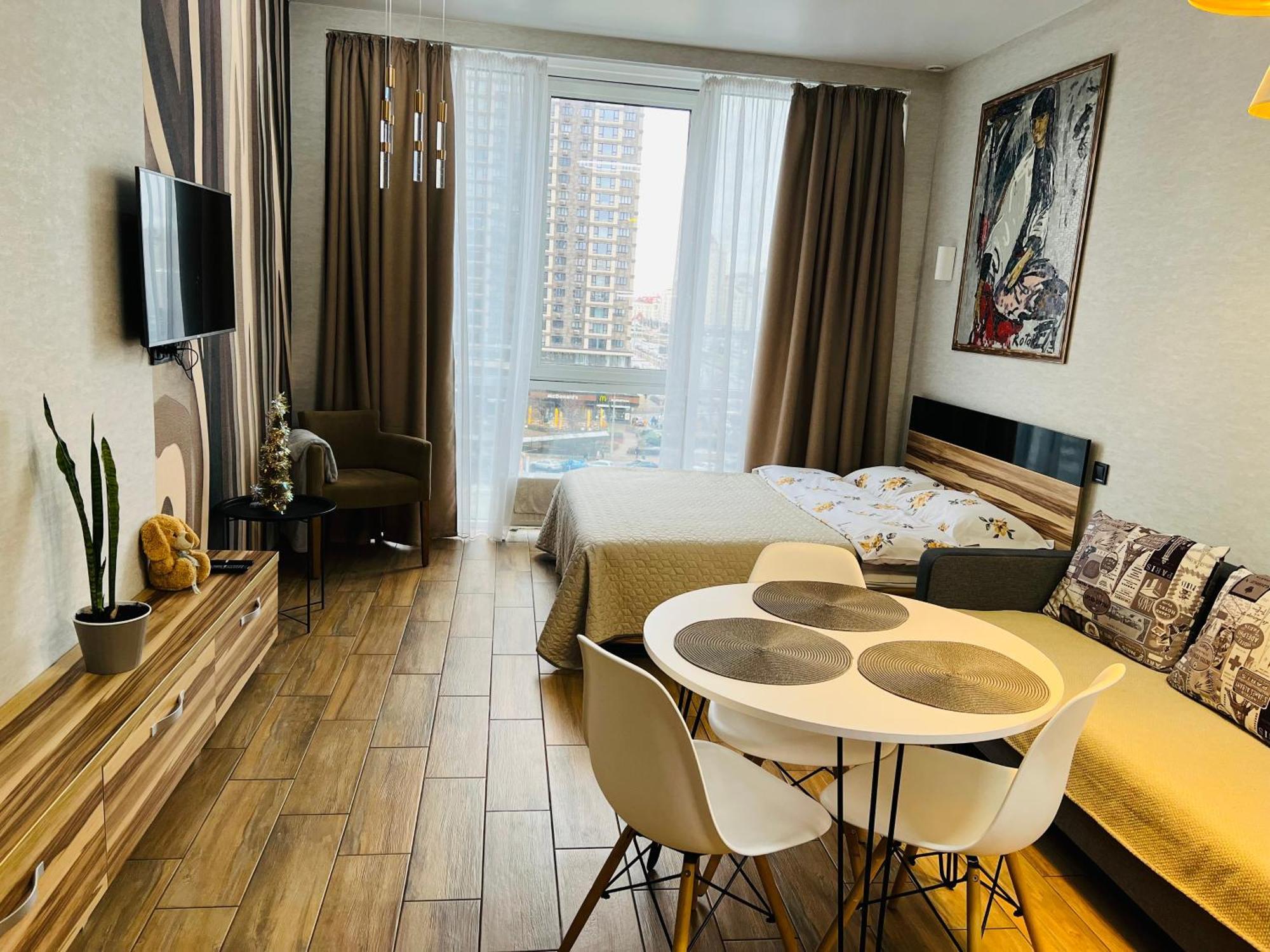 Apartment Smart Plaza Obolon' Kiew Exterior foto