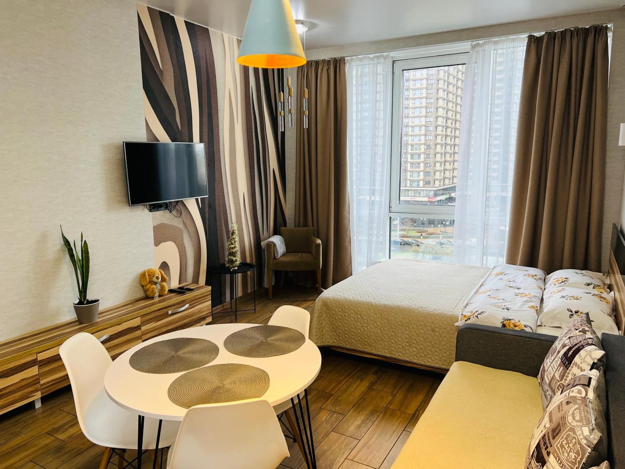 Apartment Smart Plaza Obolon' Kiew Exterior foto